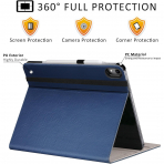 Ztotop Deri iPad Air Klf (13 in)-Blue