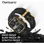 amBand Apple Watch 10 M1 Sport Kay (46mm)-Black Gold