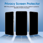 amFilm Galaxy S25 Privacy Ekran Koruyucu (2+2 Paket)