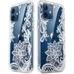 i-Blason Apple iPhone 12 Cosmo Serisi Klf-Lace-White