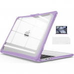 iBenzer Hexpact MacBook Air M3 Klf (13 in)-Lilac Purple