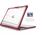 iBenzer Hexpact MacBook Air M3 Klf (13 in)-Wine Red