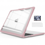 iBenzer Hexpact MacBook Air M3 Klf (13 in)-Pinkish