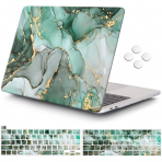 iCasso MacBook Pro Sert Kabuk Klf (13 in)-Turquoise Marble 