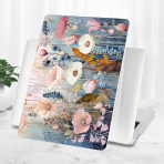 Tuiklol MacBook Pro Sert Kabuk Klf (13 in)-Watorcolor Flowers 