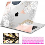 Tuiklol MacBook Pro Sert Kabuk Klf (13 in)-Art Flower 