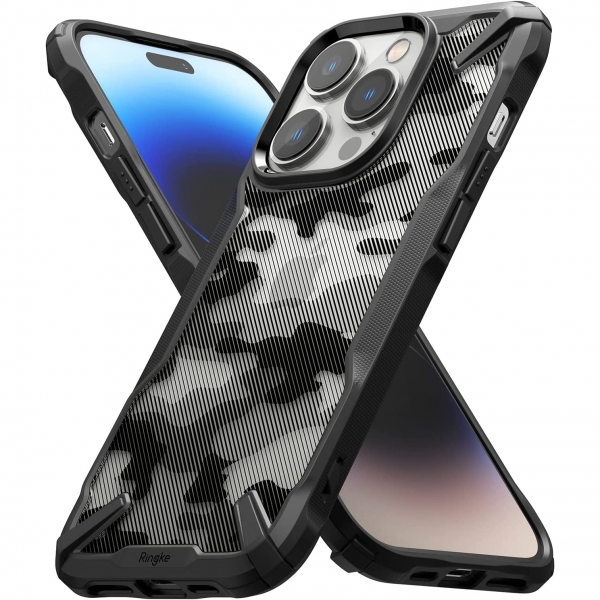 Rin gke Fusion-X Apple iPhone 15 Pro Max Klf-Camo Black