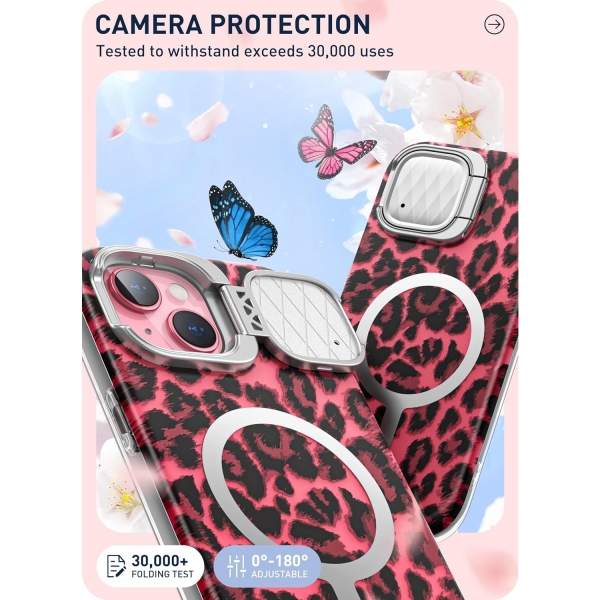 i-Blason Cosmo Serisi Apple iPhone 15 Pro Klf-PinkCeetah