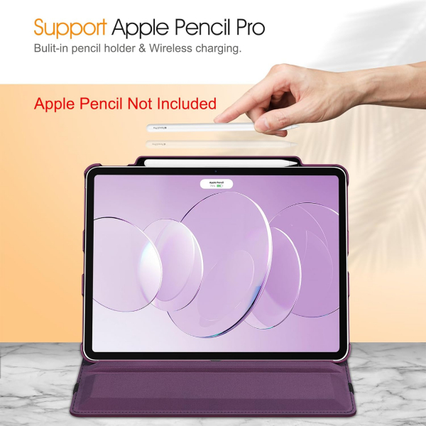 Fintie Rotating iPad Pro 5.Nesil Klf (11 in)-Purple