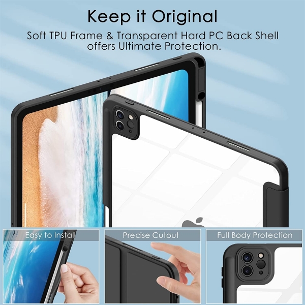 Soke Ultra Hybrid iPad Air Klf (11 in)-Gray Purple