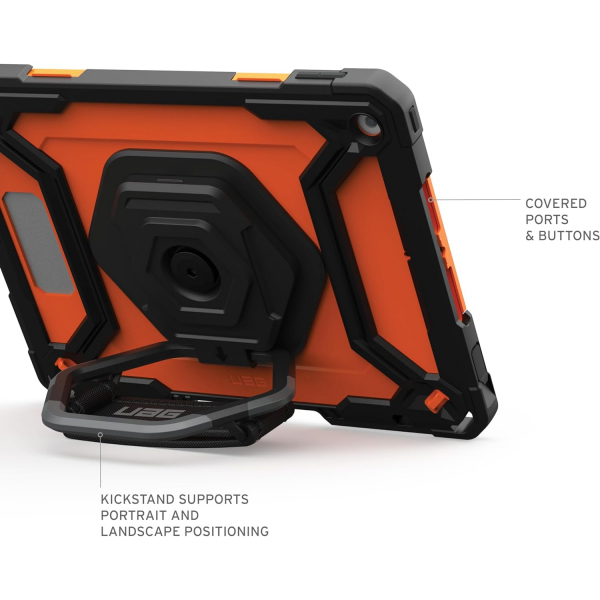 UAG Plasma iPad 10.Nesil Klf (10.9 in) -Orange Black