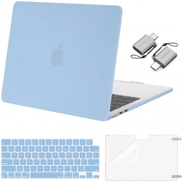 MOSISO MacBook Air M3 Uyumlu Klf (13 in)-Air Blue