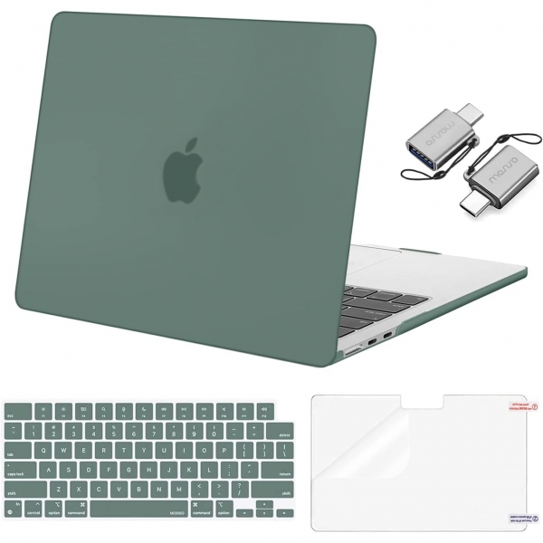 MOSISO MacBook Air M3 Uyumlu Klf (13 in)-Emeral Green