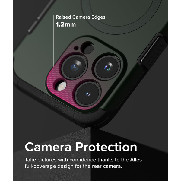 Ringke Alles iPhone 15 Pro Klf-Dark Green