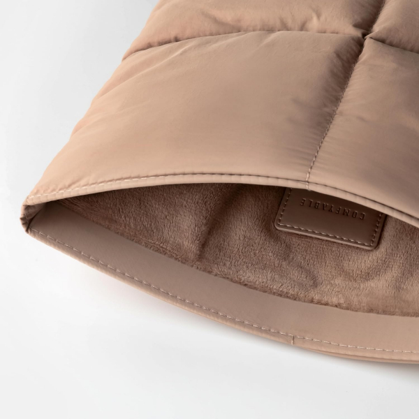 Comfyable Puffy Mknatsl Laptop antas (13/14 in)-Brown