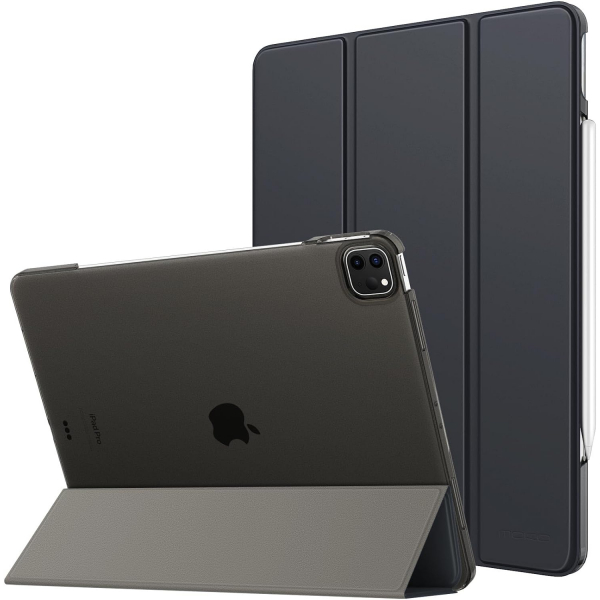 MoKo Kalem Blmeli iPad Pro M4 Klf (11 in)-Space Gray