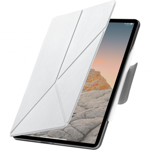 PITAKA Manyetik iPad Pro M4 Klf (11 in)-White