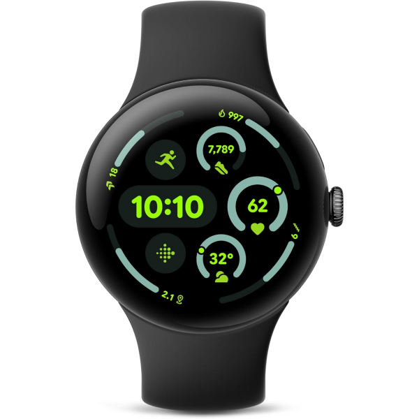 Google Pixel Watch 3 Fitbit Akll Saat (41mm)-Obsidian