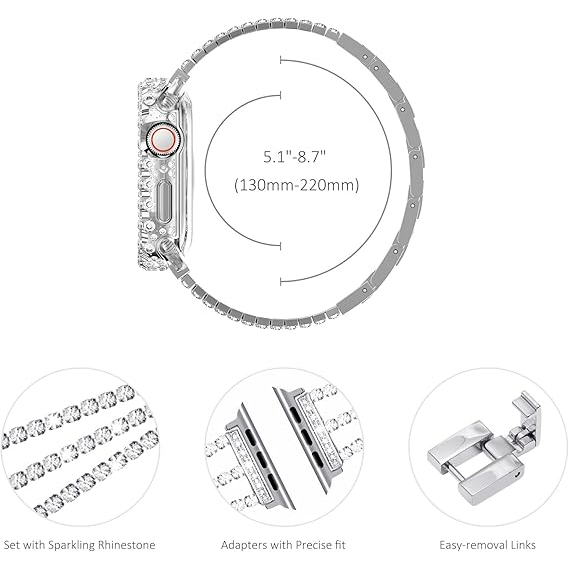 NewWays Apple Watch Iltl Kay (41mm)-Silver