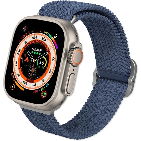 RhinoShield Apple Watch 9/8/7 Uyumlu Kay (38/40/41mm)-Navy