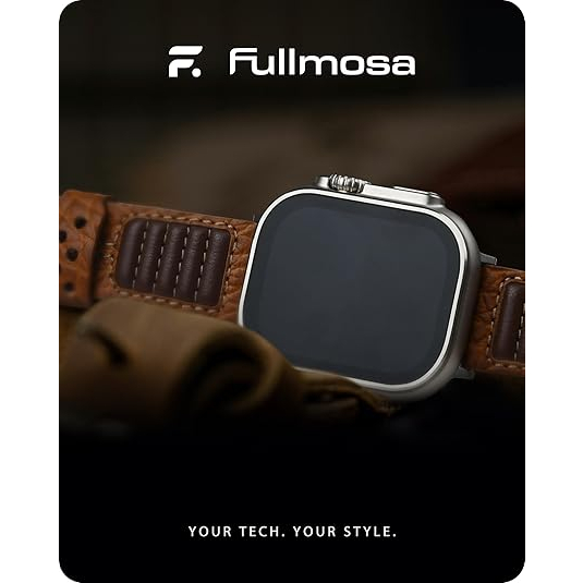 Fullmosa Apple Watch Deri Kay (41/40/38mm)-Light Brown