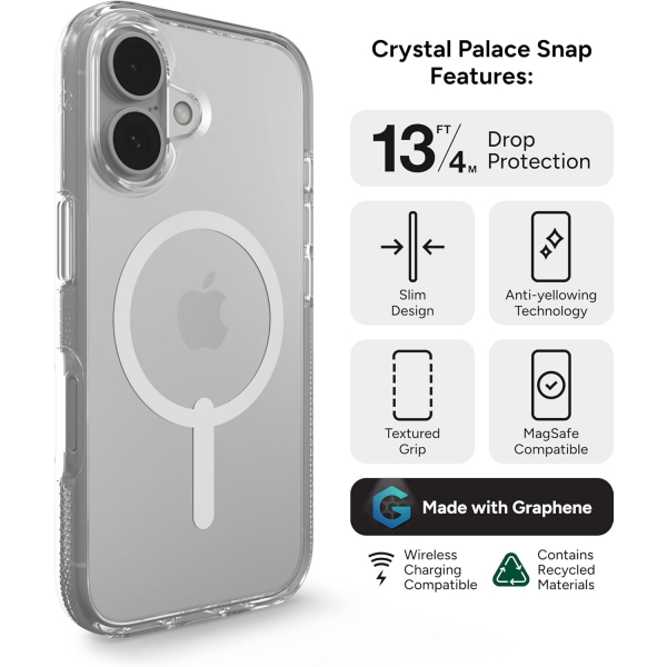 ZAGG Apple iPhone 16 Plus Crystal Palace Klf