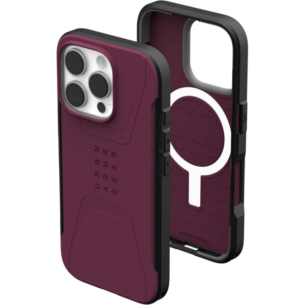 UAG Apple iPhone 16 Pro Max Civilian Klf -Bordeaux