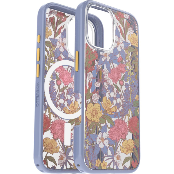 OtterBox Apple iPhone 16 Plus Symmetry MagSafe Klf -Floral Purple