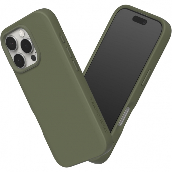 RhinoShield Apple iPhone 16 Pro Max SolidSuit Klf -Green