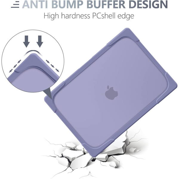 Batianda MacBook Pro M4 Standl Klf (14 in)-Lavender Gray