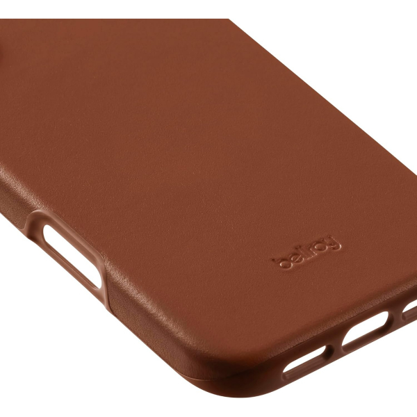 Bellroy Apple iPhone 16 Deri Klf-Sienna