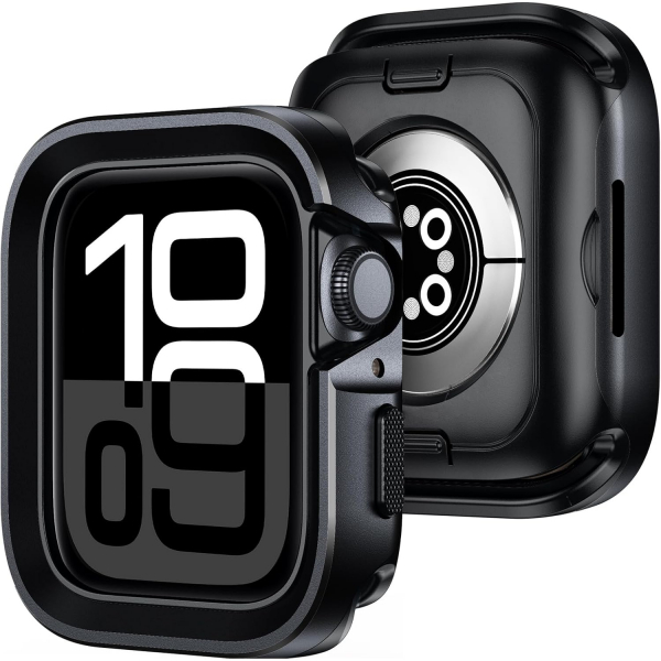 Amizee Apple Watch 10 42mm Bumper Klf-Black 