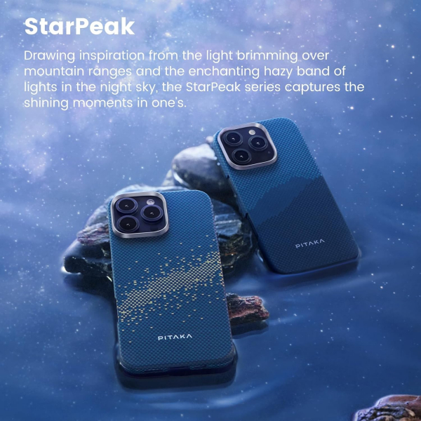 PITAKA Apple iPhone 16 Pro Klf -Milky Way Galaxy