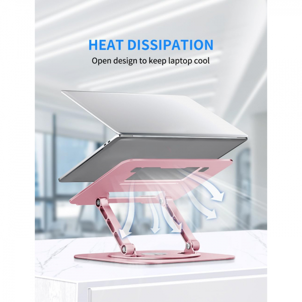 AOEVI Ayarlanabilir Laptop Stand (16 in)-Pink