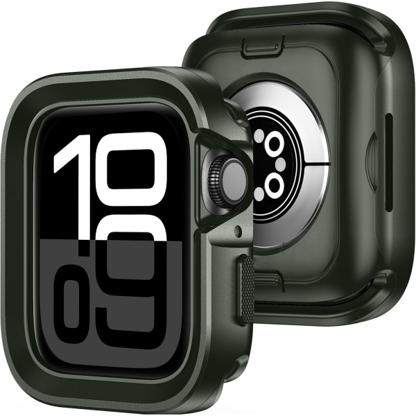 Amizee Apple Watch 10 46mm Bumper Klf-Army Green 