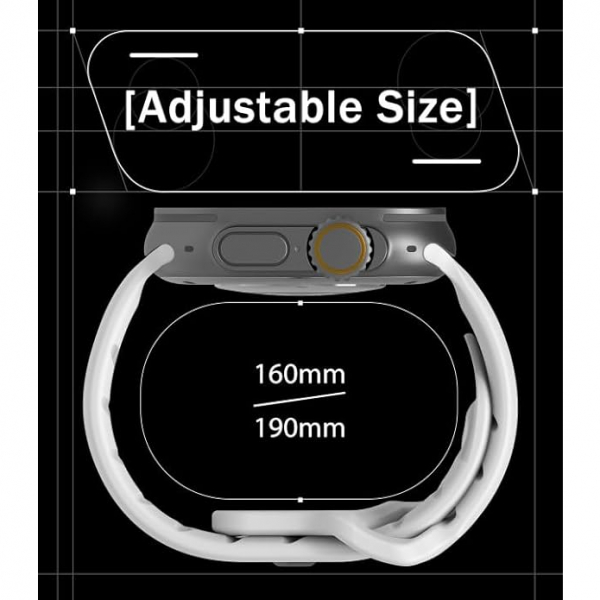 Aulumu A02 Apple Watch 10 46mm Kay-Red Orange 