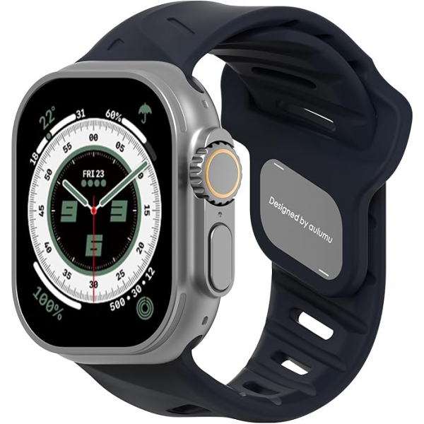 Aulumu A02 Apple Watch 10 46mm Kay-Dark Blue