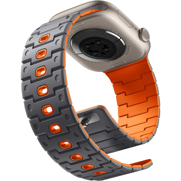 Bandletic Apple Watch 10 46mm Kay-Spacegray Orange 