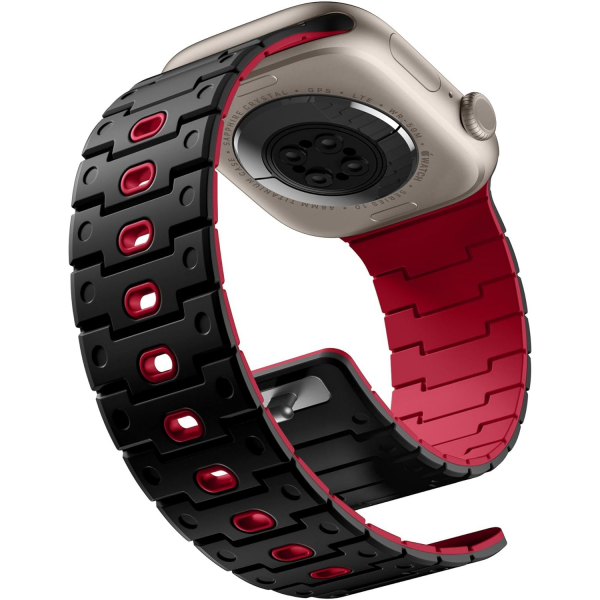 Bandletic Apple Watch 10 46mm Kay-Black Red 