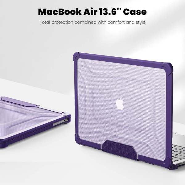 Batianda MacBook Air M2/M3 Dayankl Klf (13.6 in)-Purple