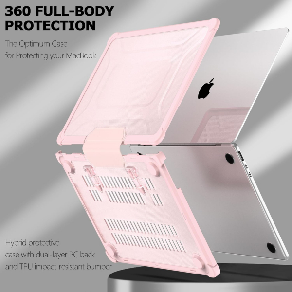 Batianda MacBook Air M2/M3 Dayankl Klf (13.6 in)-Baby Pink