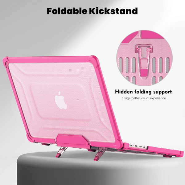 Batianda MacBook Pro M4 Uyumlu Klf (14 in)-Pink 