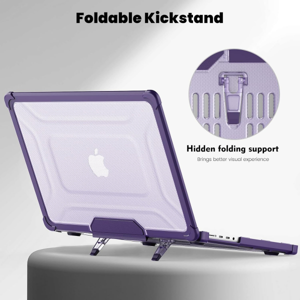 Batianda MacBook Pro M4 Uyumlu Klf (14 in)-Violet 