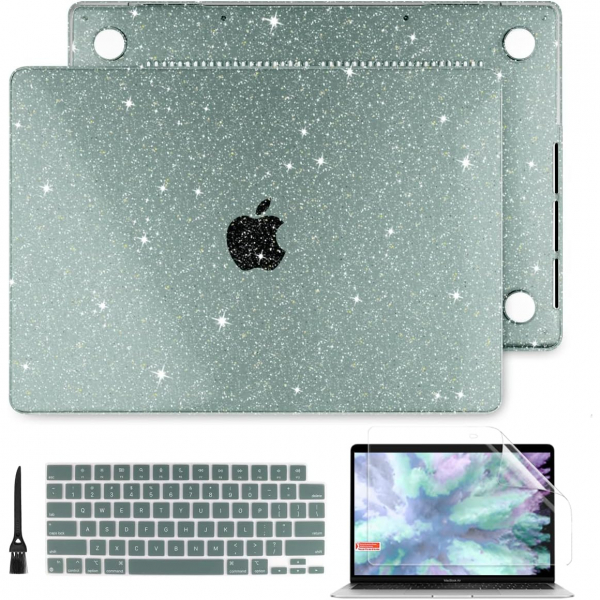 Batianda MacBook Pro M4 Iltl Klf (14 in)-Glitter Green