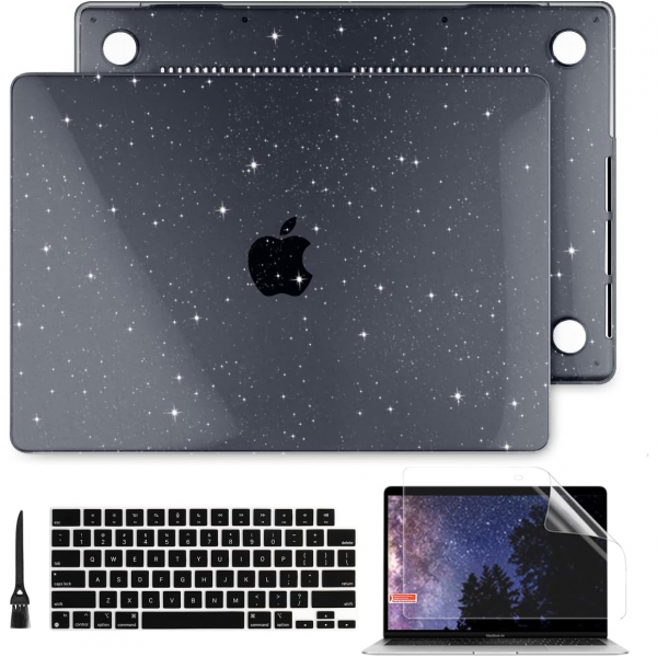 Batianda MacBook Pro M4 Iltl Klf (14 in)-Glitter Black 