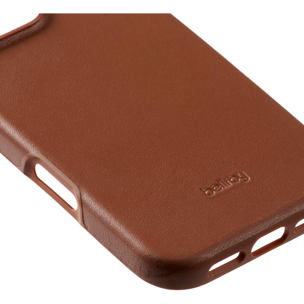 Bellroy Apple iPhone 16 Pro Max Deri Klf-Sienna