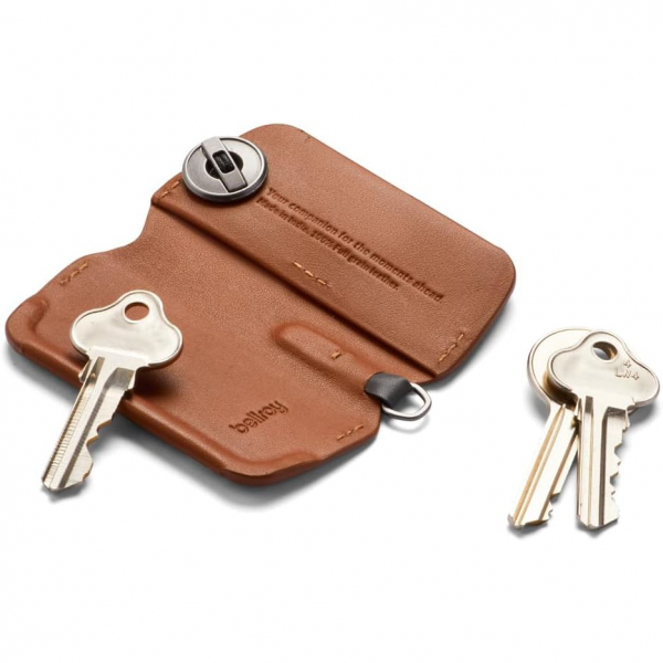 Bellroy Deri Anahtar Dzenleyici -Caramel