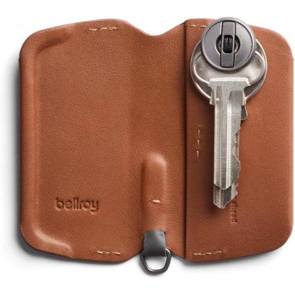 Bellroy Deri Anahtar Dzenleyici -Caramel