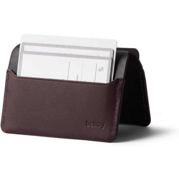 Bellroy Under Cover Deri Czdan -DeepPlum