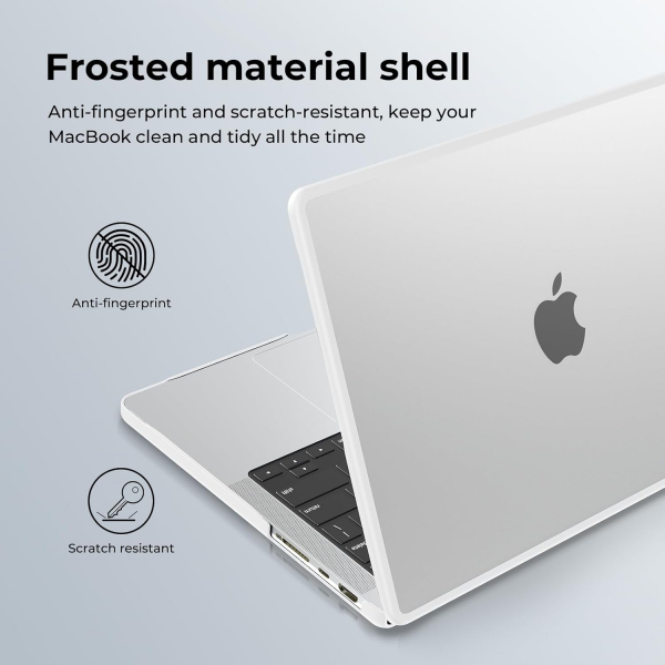 BlueSwan MacBook Pro effaf Klf (14 in)-Frosted White